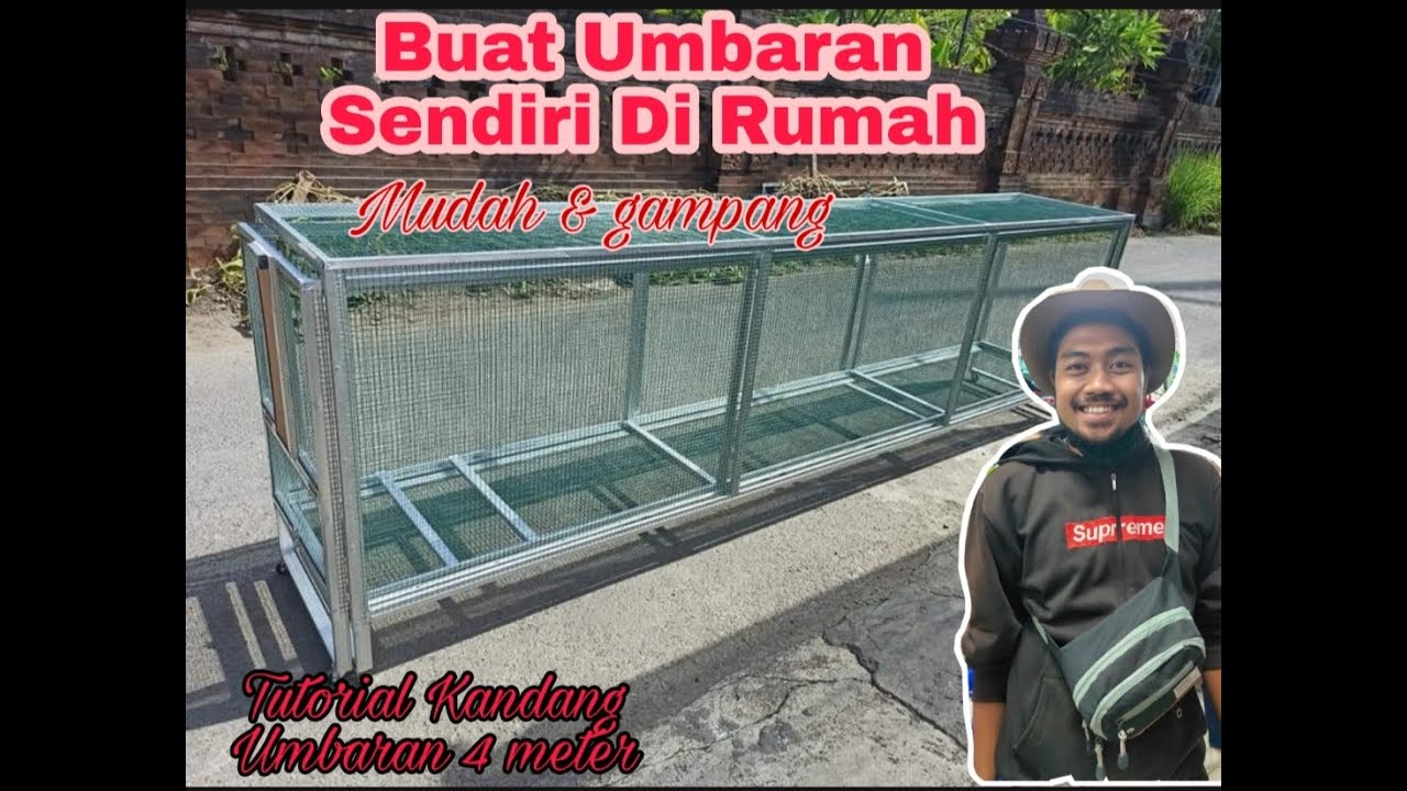 Tutorial Membuat Umbaran 4 meter|| Membuat Sendiri Di Rumah||Mudah & Gampang