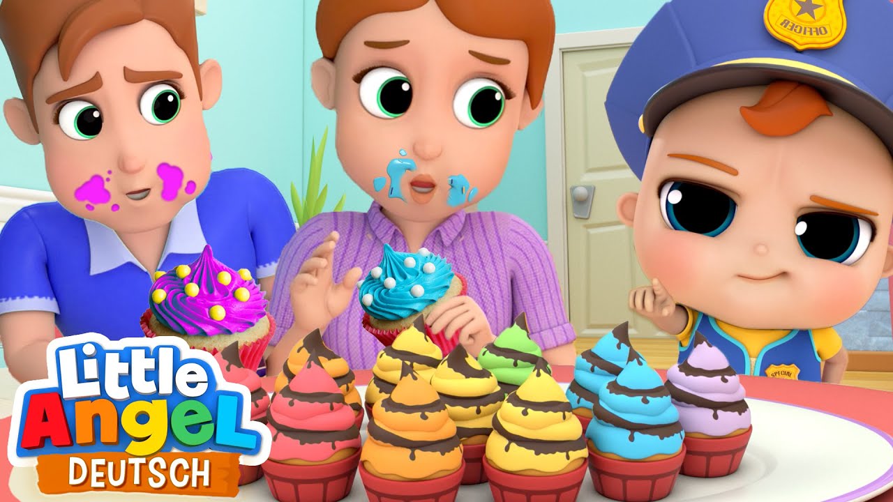 Mama, hast du die Muffins geklaut? | Johny Johny yes Papa | Little Angel Deutsch - Kinderlieder
