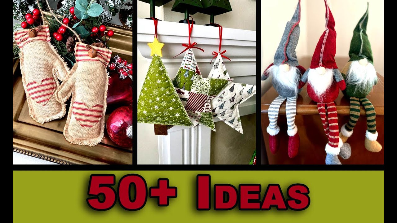 50+ Christmas Sewing Project Ideas | Unique Ornaments to Inspire You