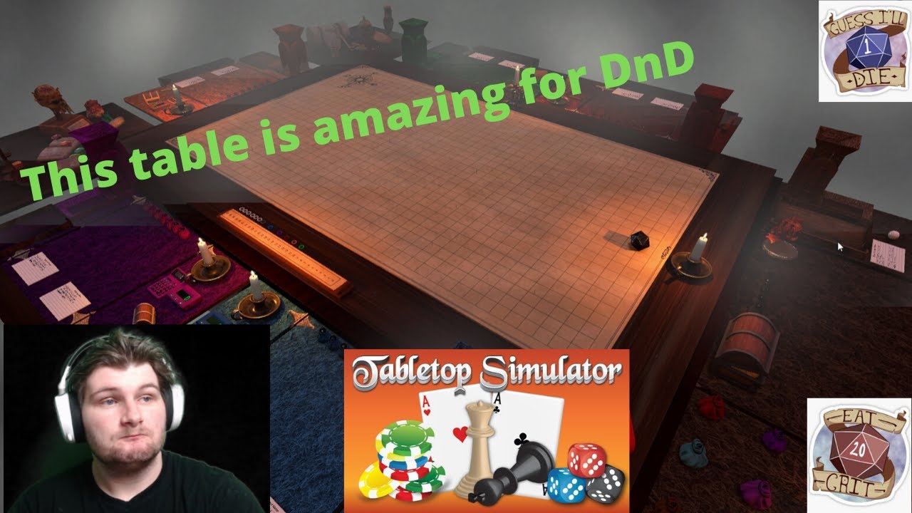 Playing DnD on Tabletop Simulator Workshop overview part 1