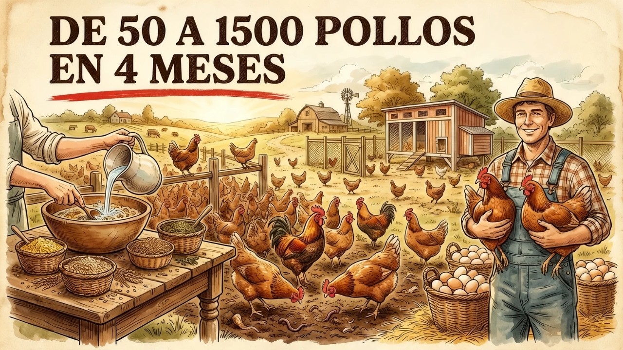 Cómo DUPLICAR 50 gallinas ponedoras hasta 1500 en 4 meses sin préstamos Mi experiencia DEFINITIVA 1