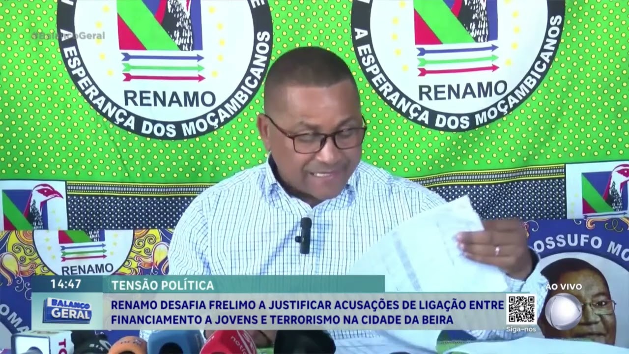 #BalançoGeral Tensão política na Beira: RENAMO desafia FRELIMO a provar acusações em embate público