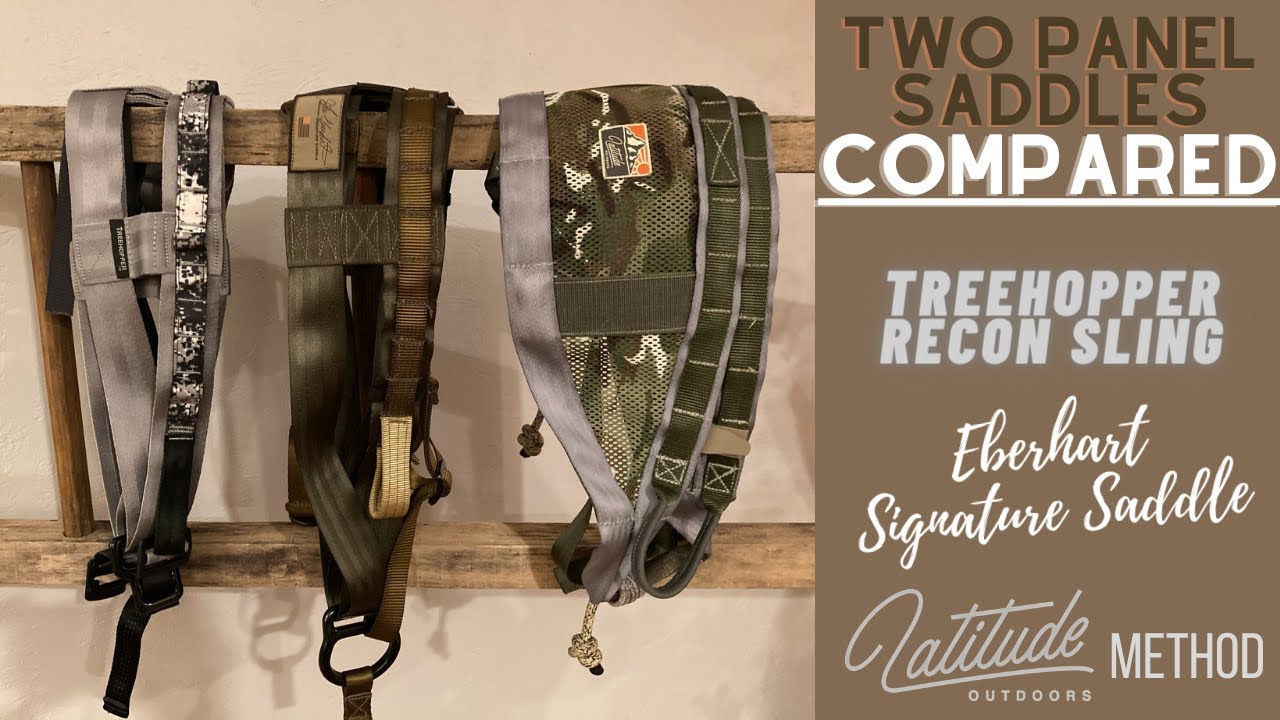 Two Panel Saddles Compared: Treehopper Recon, Eberhart Signature Saddle, and Latitude Method