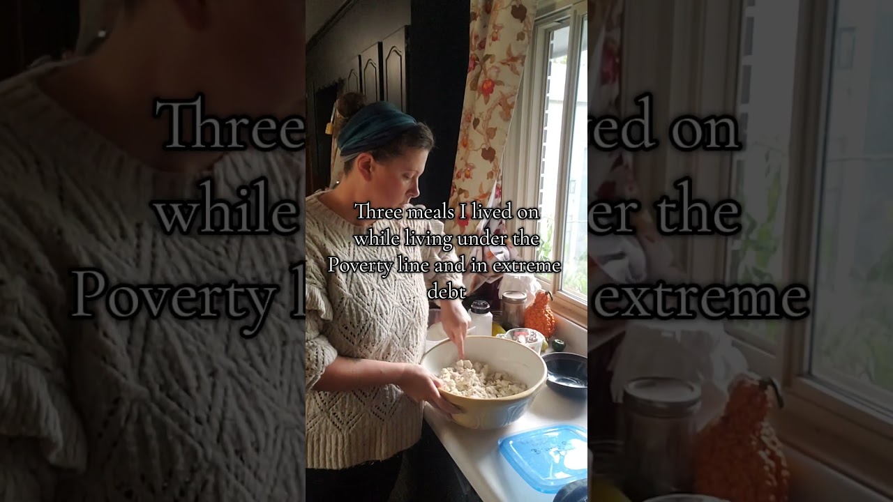 Я питался тремя блюдами, живя за чертой бедности и в огромных долгах. #беднаяеда #долг