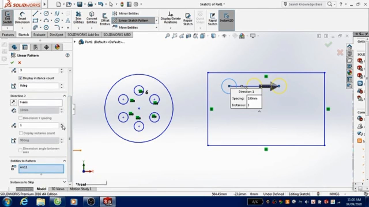 Bài 2.HƯỚNG DẪN CÁC CÔNG CỤ VẼ PHÁC THẢO CƠ BẢN VÀ ĐẦY ĐỦ TRONG SOLIDWORK 2016