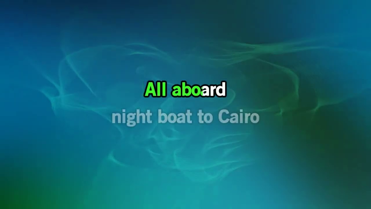 Madness Night Boat to Cairo Karaoke