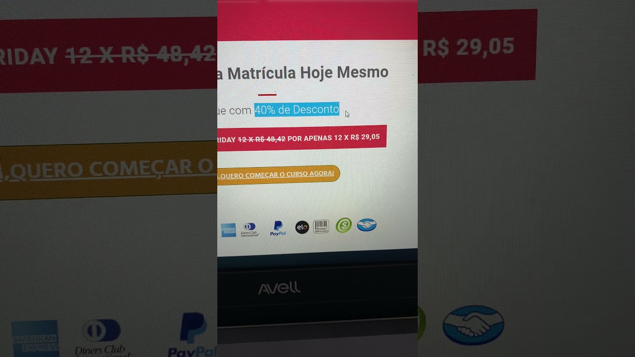 Black Friday Curso de Manuten&ccedil;&atilde;o de Celular 4.0 AndreCisp - 40% de DESCONTO (Inscreva-se aqu)#shorts