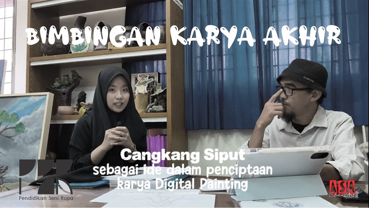 Bimbingan Tugas Akhir ' Cangkang Keong sebagai ide karya dari  Astuti Puji Lestari