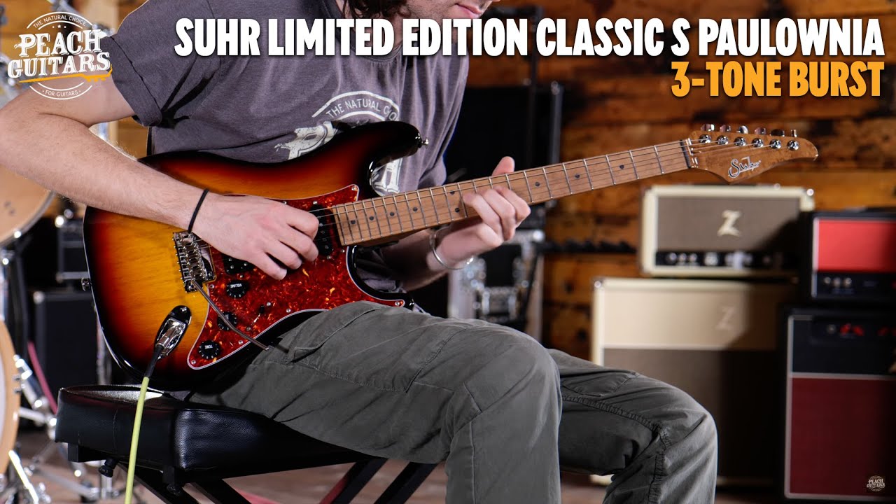 No Talking...Just Tones | Suhr Limited Edition Classic S Paulownia 3-Tone Burst HSS
