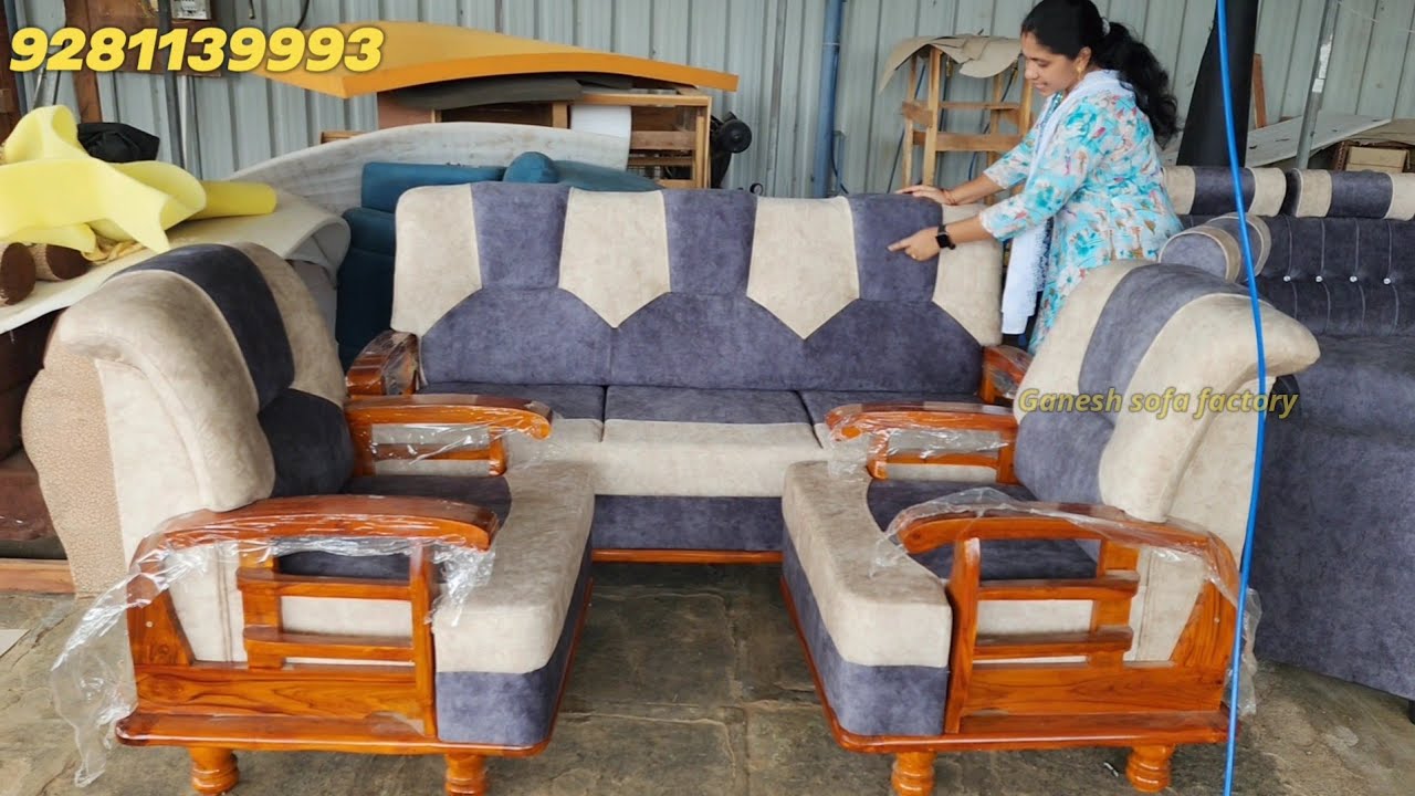 తక్కువలో Sofa set కావాలి అనుకునే వారికీ ఈ Sofas || Ganesh Sofa Manufacturers#ganeshsofafactory