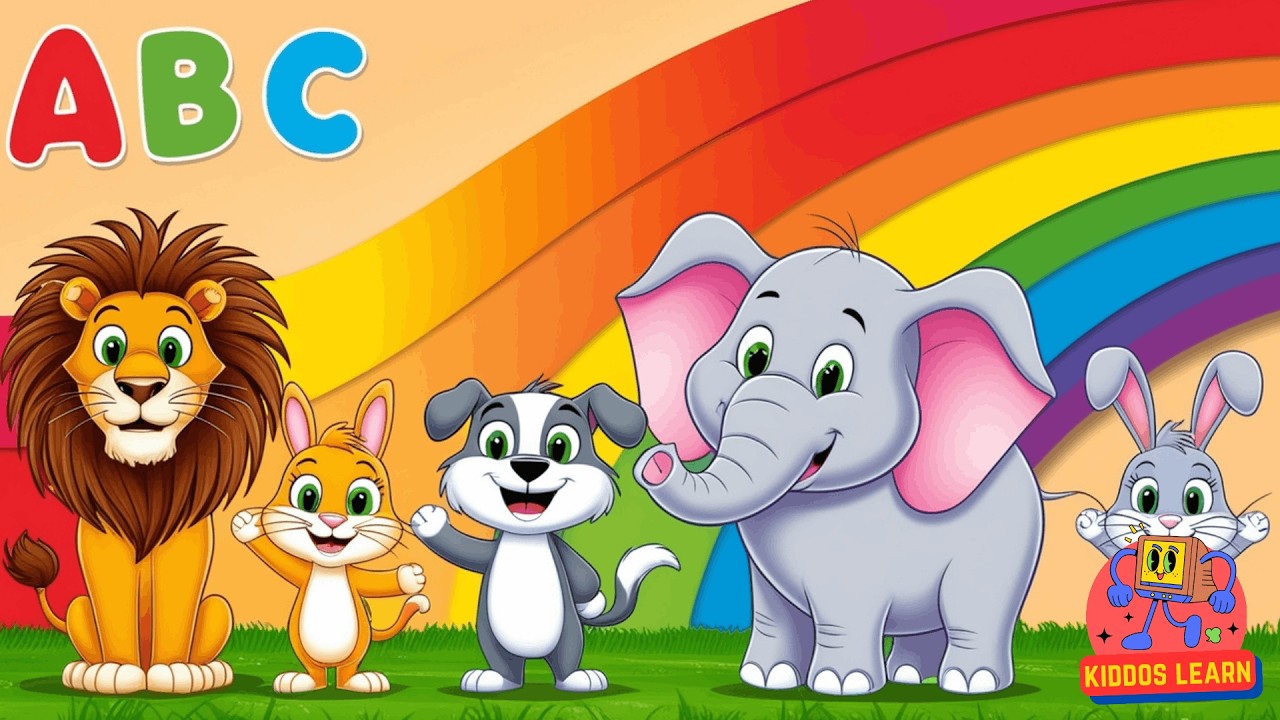 Песенка про животных ABC 🐾 | Изучение алфавита от A до Z | Фонетика для дошкольников