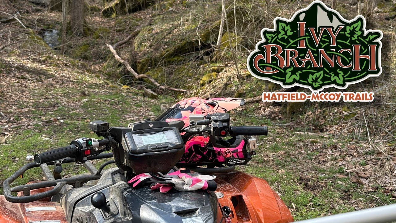 Ivy Branch ATV Trail System: Trail 18, 20 & 10: Yamaha Kodiak 700s: Hatfield McCoy