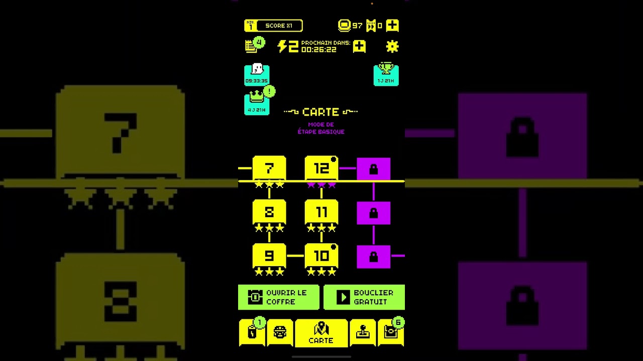 Je joue au jeu je sais plus comment il s’appelle ! (tomb of the Mask)