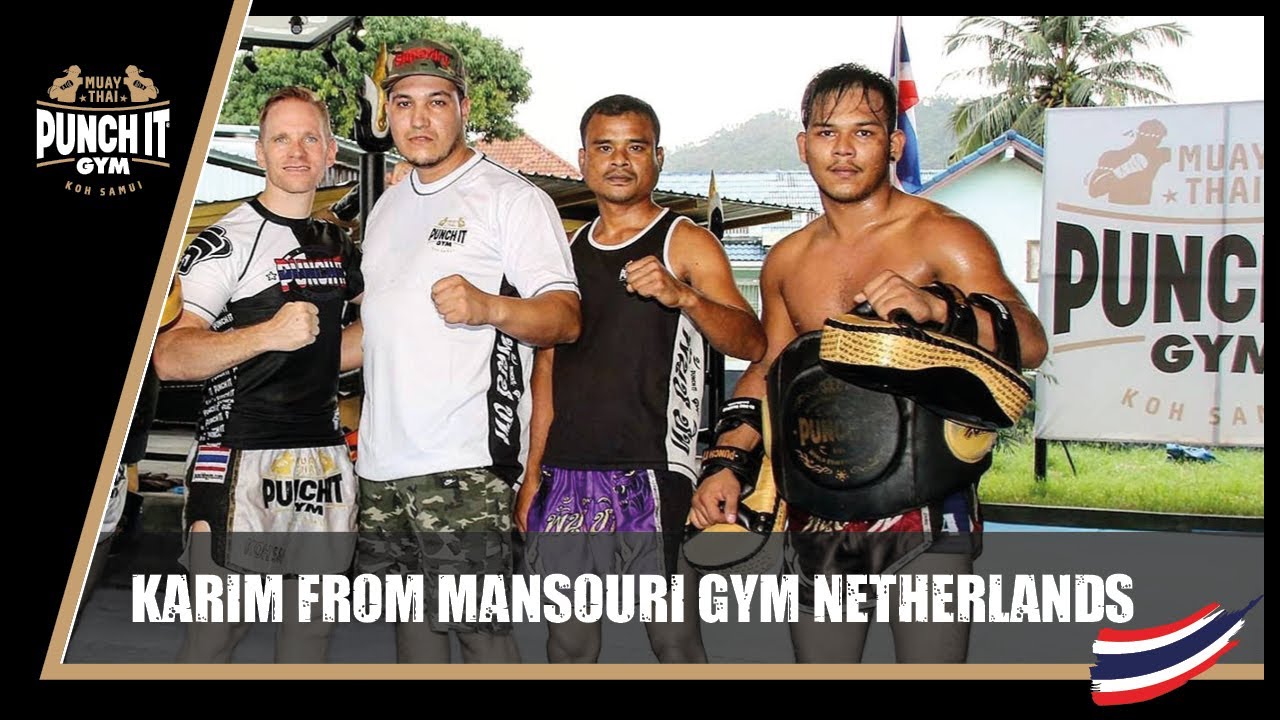 Karim from Mansouri Gym at MuayThai Punch it Gym Koh Samui Thailand 🇹🇭