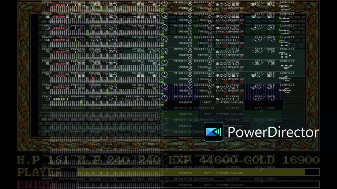 PC-88SR版 イース2より Subterranean canal 神殿の地下水路