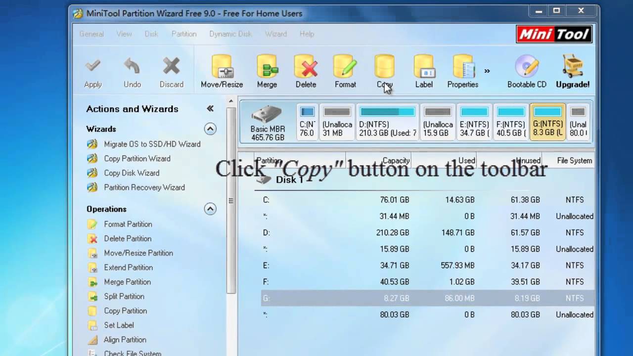 Copy Partition   MiniTool Partition Wizard