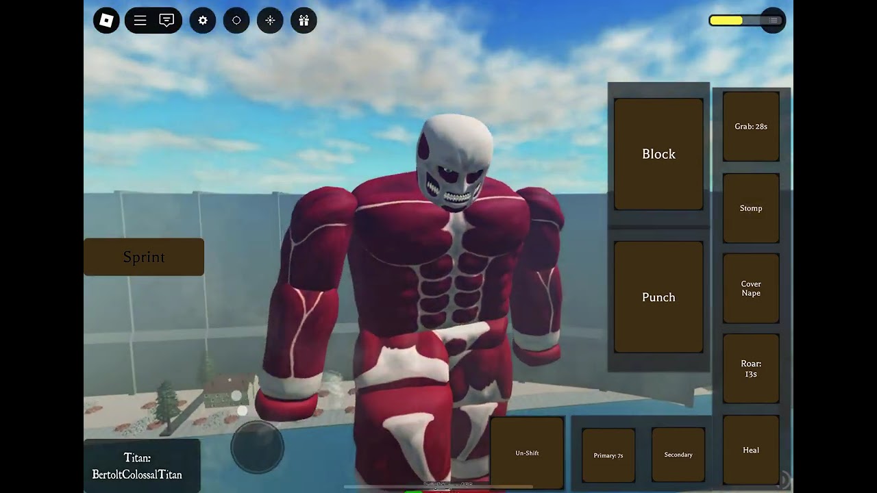 Being bertholt colossal titan in attack on titan paradis part2