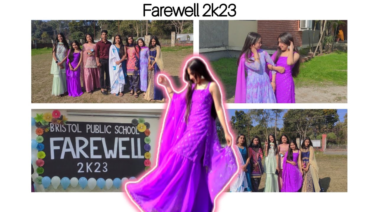 Farewell 23'💗✨ Class 11. My first ever vlog. #farewell #farewell2023 #class11 #trending #viral
