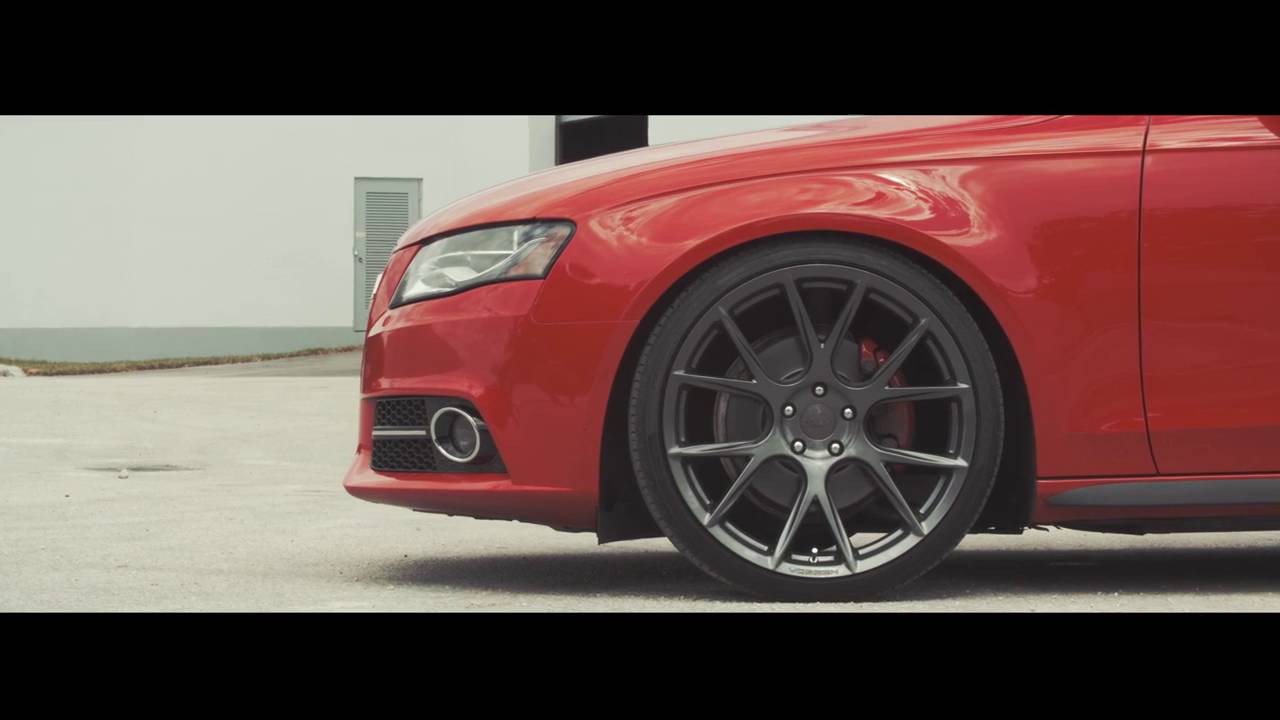 Audi A4 on All-New Vossen VFS-6 Wheels &mdash; Flow Forming Technology