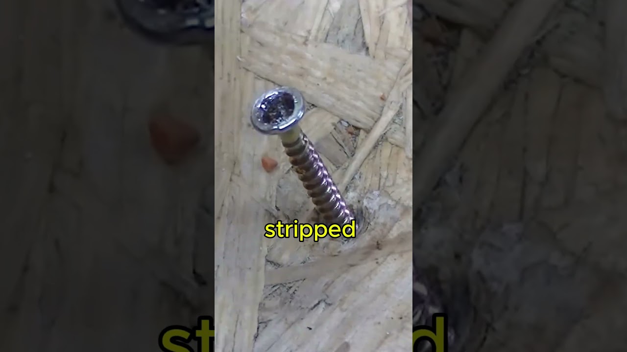 🤯How do you remove a stripped screw?🔩🛠️#lifehacks