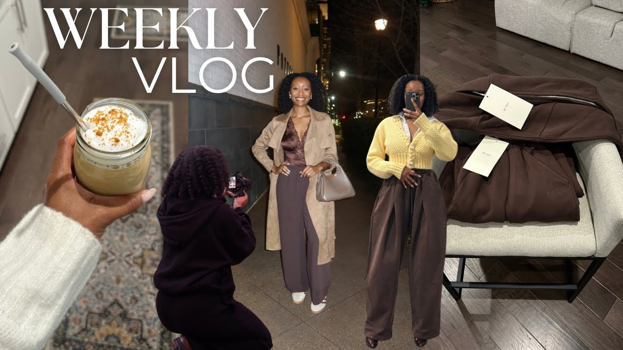 Hair update + bts photoshoot, angel tree shopping vlog