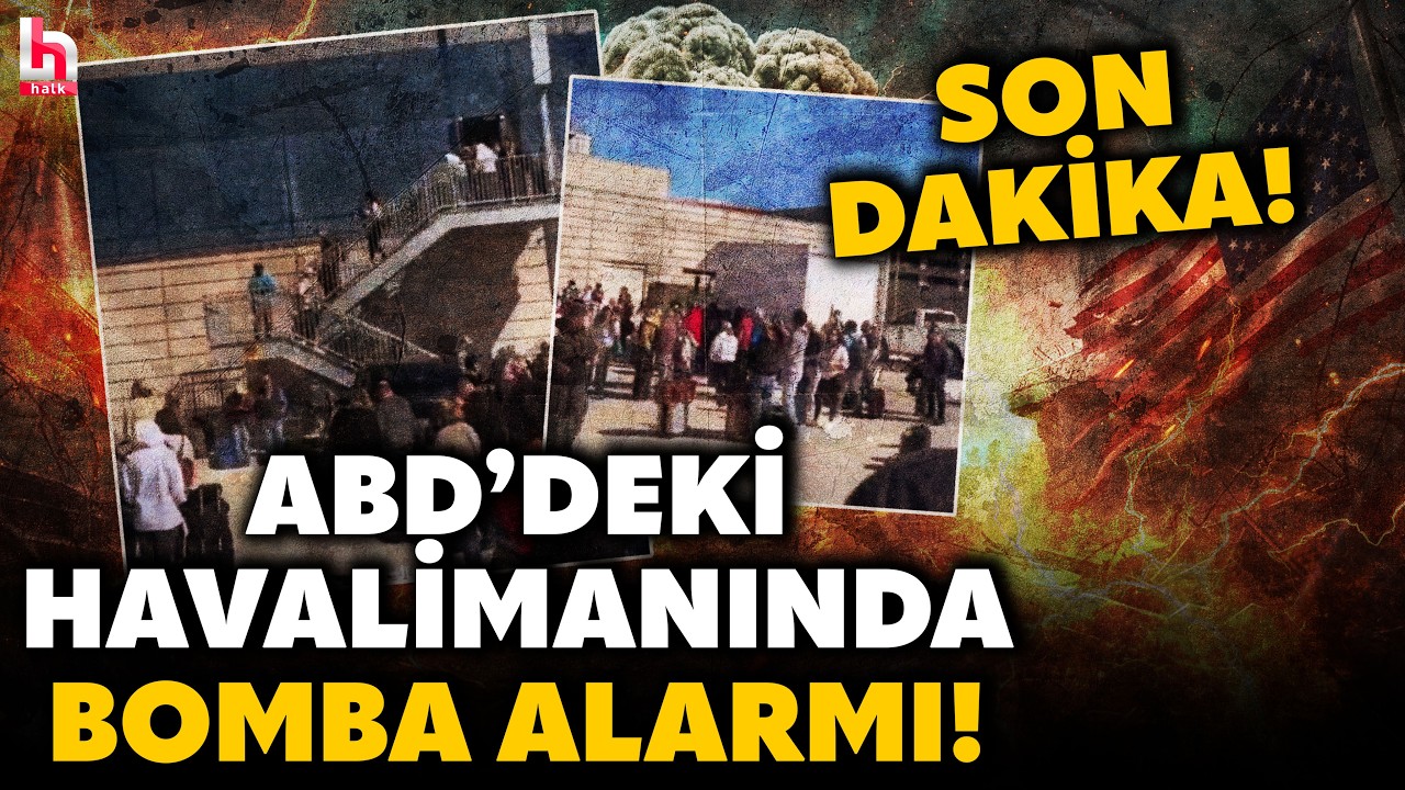 SON DAKİKA! ABD'DE BOMBA ALARMI! Havalimanı boşaltıldı, insanlar kaçacak yer aradı! İşte o anlar...