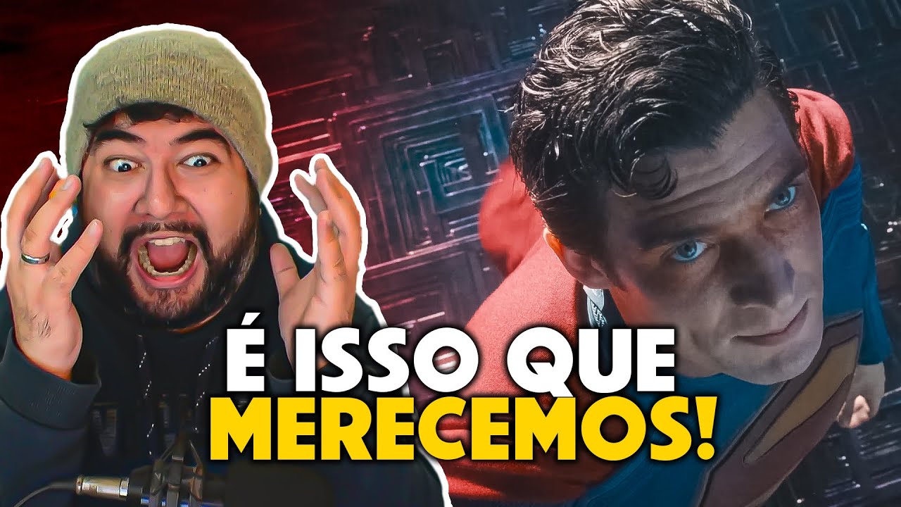 NOVO TRAILER DE SUPERMAN VEIO COM TUDO! (REACT & ANÁLISE)