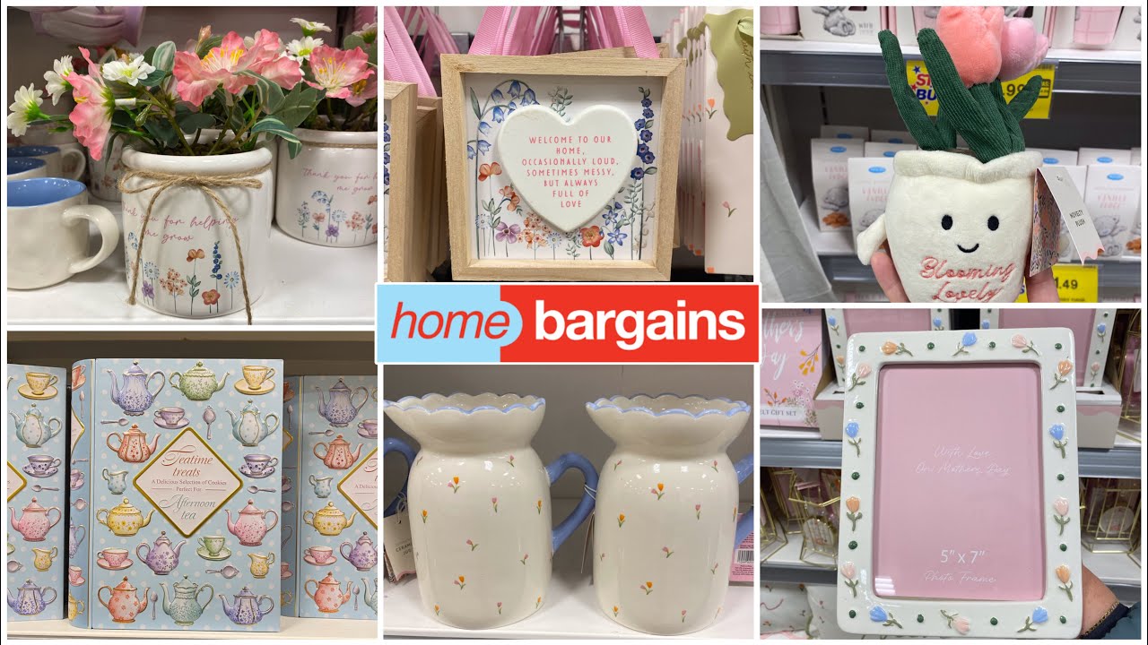 WHAT'S NEW IN HOME BARGAINS MOTHER'S DAY GIFT HAUL 2026!
