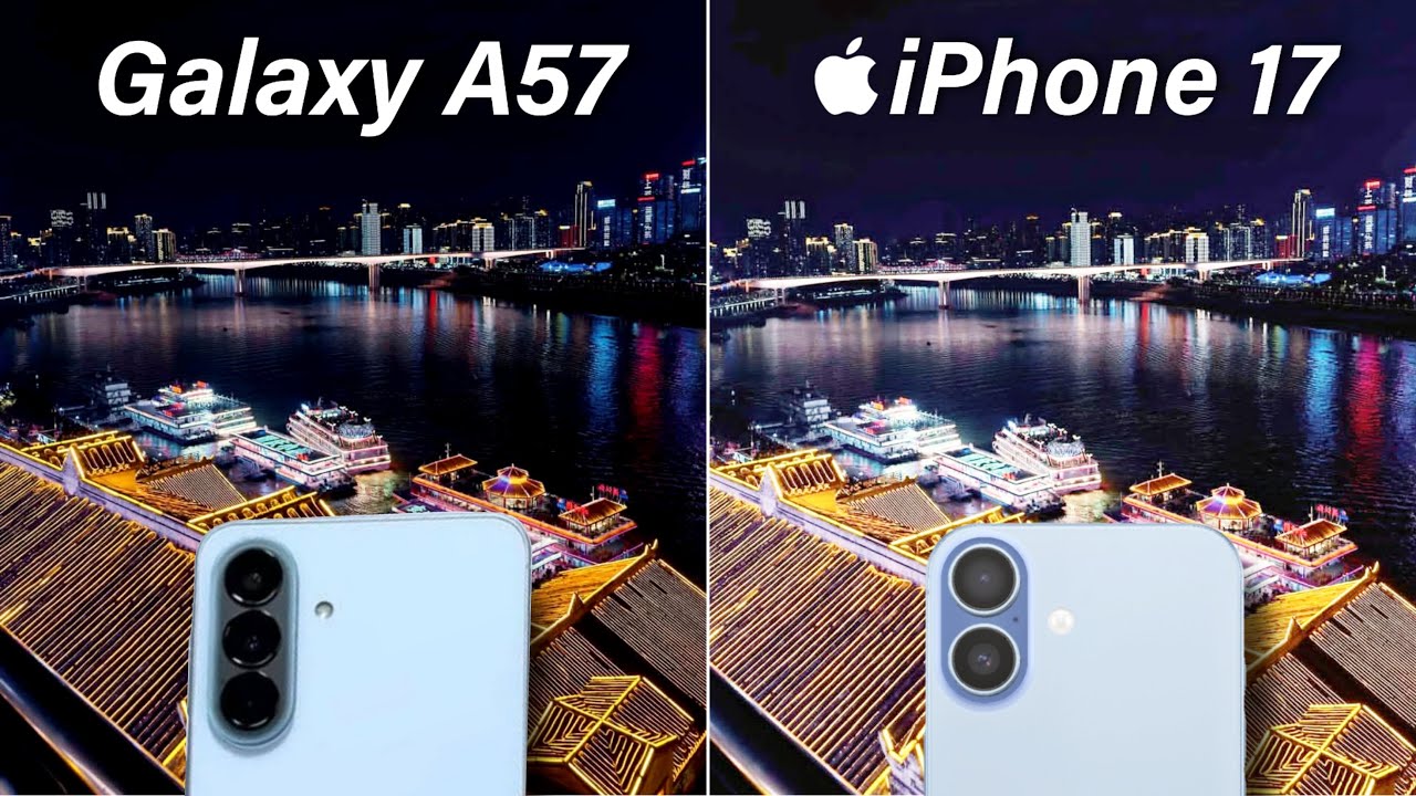Сравнение камер Samsung Galaxy A57 и iPhone 17