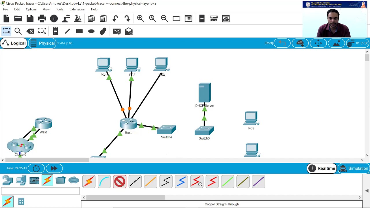 CCNA PT - 4.7.1 - Connect the Physical Layer