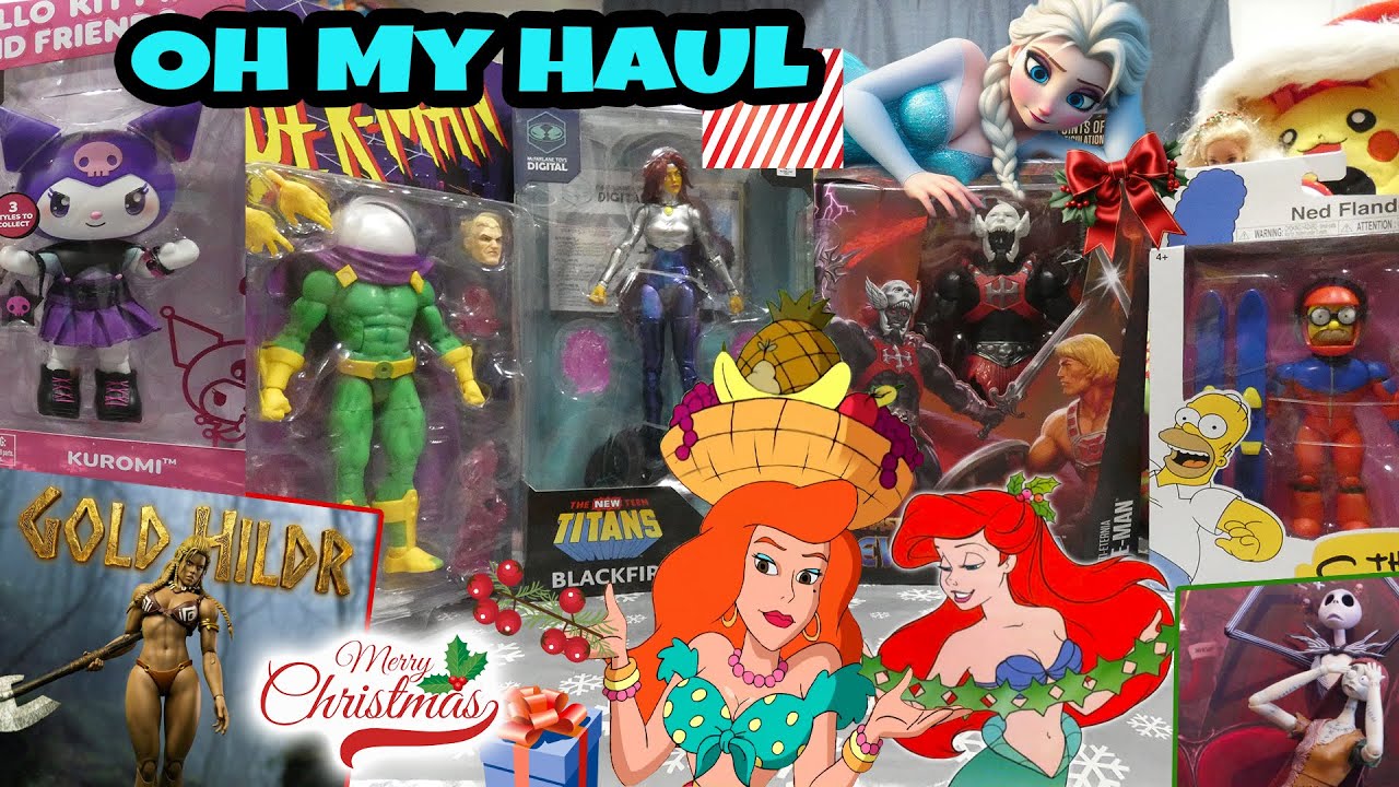 Рождественские подарки от Oh My Haul: MOTU, супергерои, украшения и многое другое.