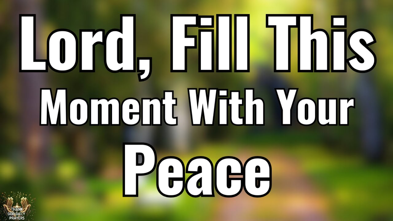 Take the Burden, Lord | Powerful Morning Prayer for Strength & Peace