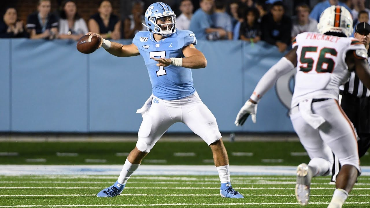 Sam Howell True Freshman Highlights at North Carolina 2019-20