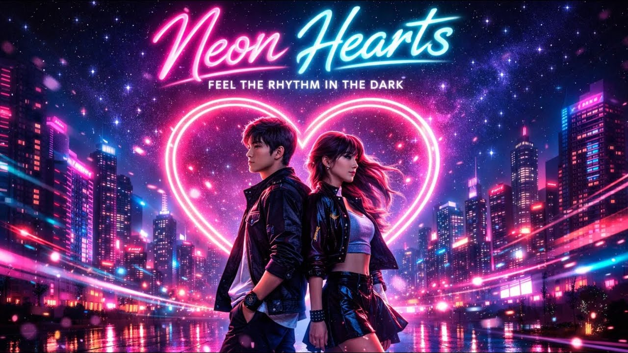 Neon Hearts – Love in Electric Colors 💜 | Pop Song