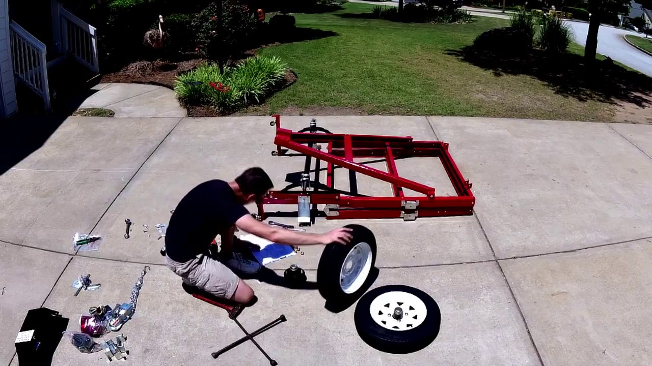 Assembling a Harbor Freight Haul-Master Trailer 62648/62666