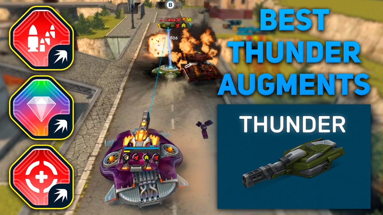 Tanki Online - 3 лучших улучшения для Thunder | Лучшие моменты и видеомонтаж из матчей