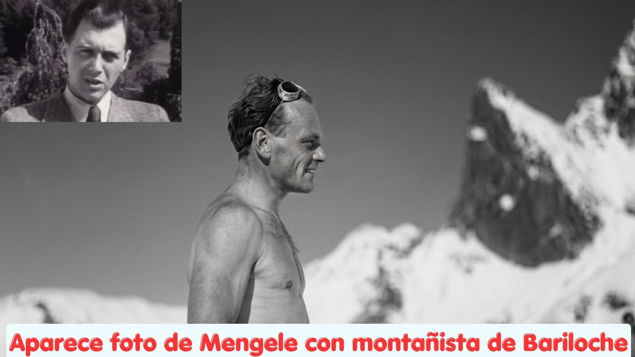 Aparece foto de Mengele con montañista de Bariloche