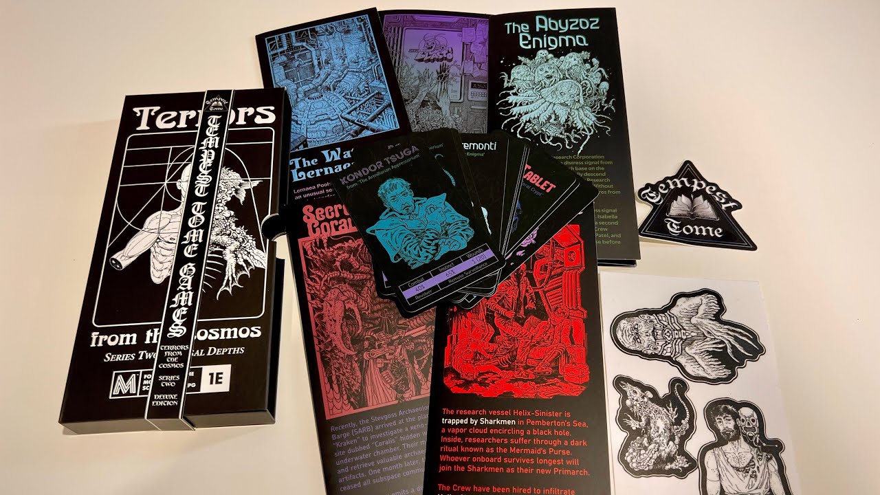 Mothership Unboxing: TERRORS FROM THE COSMOS - SERIES TWO - ABYSSAL DEPTHS
