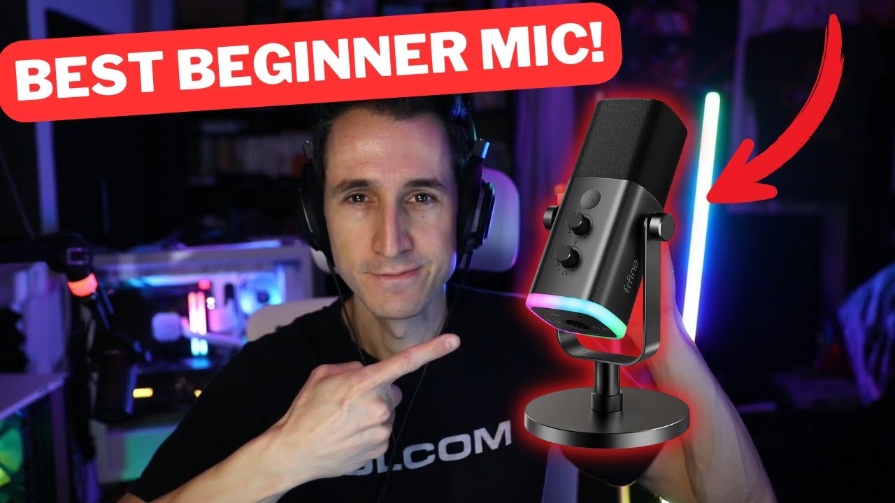 Fifine AM8 Ampligame USB RBG  - Best Beginner Mic!