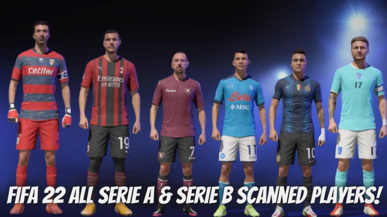 FIFA 22 | Serie A & B | Every player with Real face!