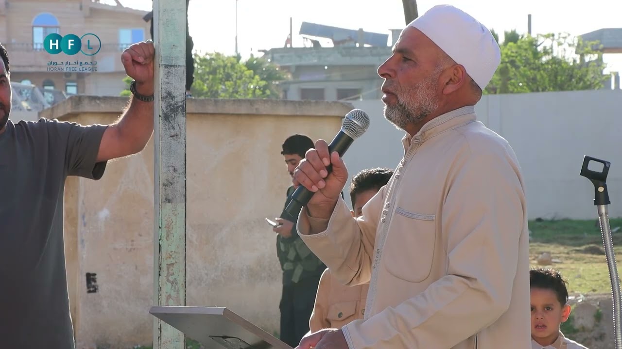 مشاهد من صلاة عيد الفطر في مدينة داعل