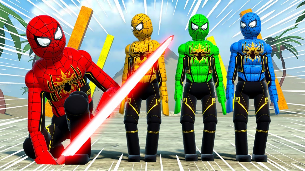 SPIDER-MAN GAME | NPCs Ragdoll Physics Action!