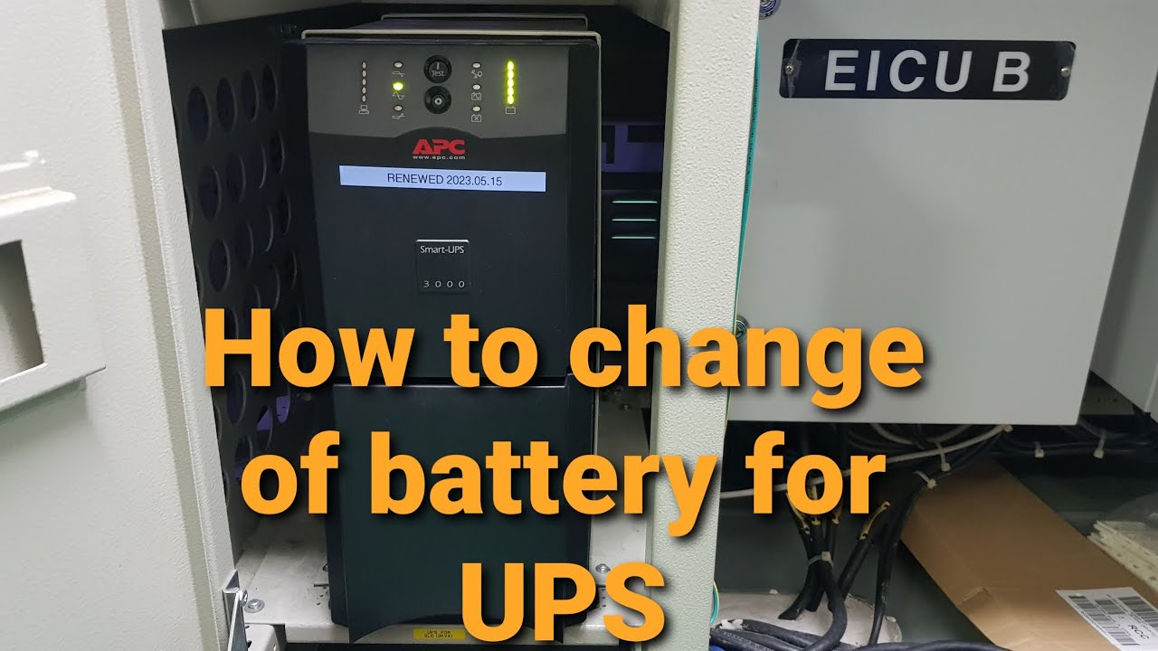 UPS BATTERY 교체 방법  | APC SMART UPS  3000