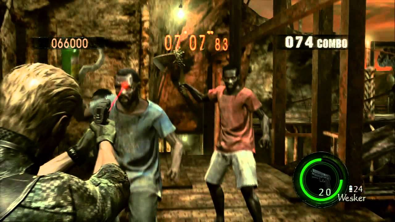 Resident Evil 5 The Mercenaries SOLO Prison 721,092 @113CB (Wesker Midnight) PS3