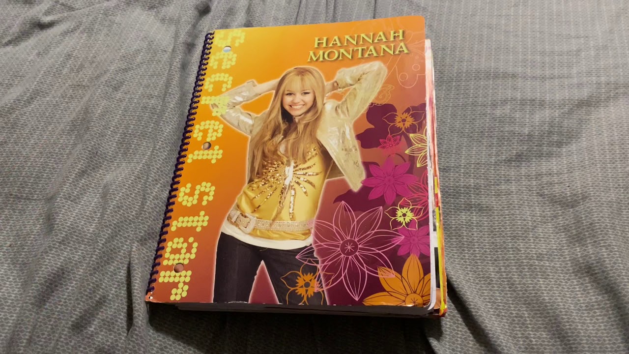 my hannah montana/miley cyrus scrapbook (1)