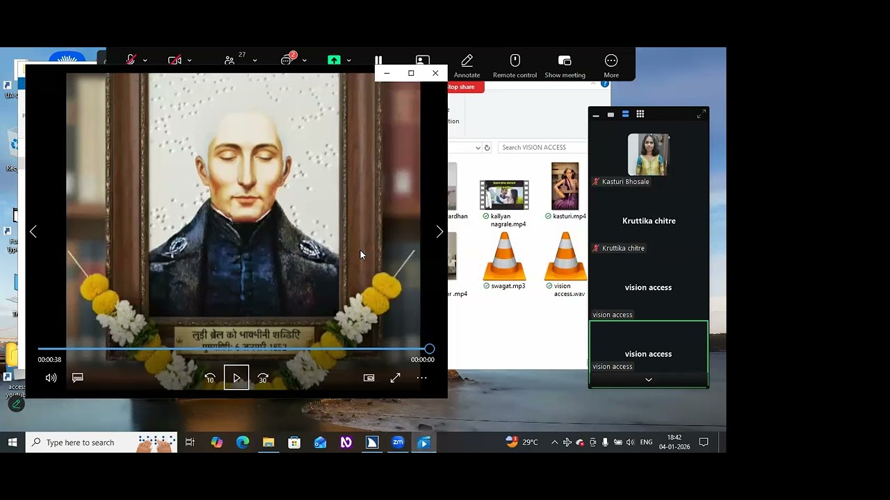 Louis Braille Day Celebration Full Live Program Re-Upload VisionAccess braille day celebration