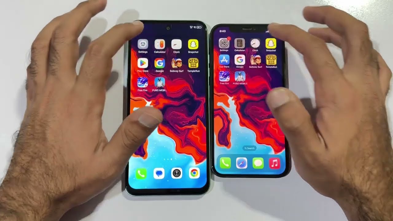 TECNO Spark GO 1 vs iPhone 12 - Speed Test