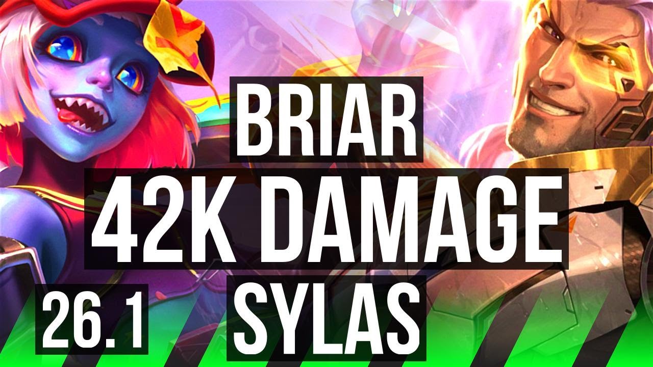 BRIAR vs SYLAS (JGL) | 42K damage | KR Diamond | 26.1