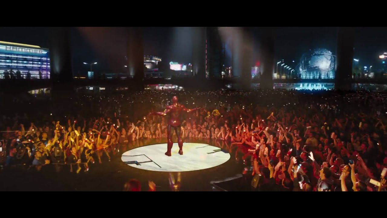CLIP IRON MAN 2: ESCENA EXPO STARK 2010