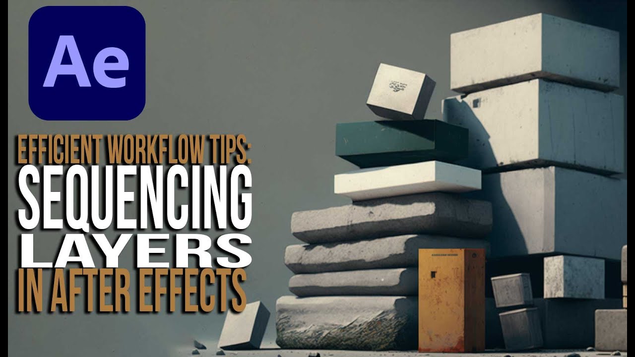 Efficient Workflow Tips: Sequencing Layers in After Effects #aftereffects